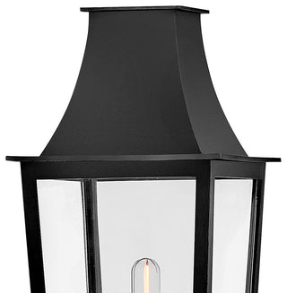 Hinkley Georgetown Large Post Top Lantern, Black