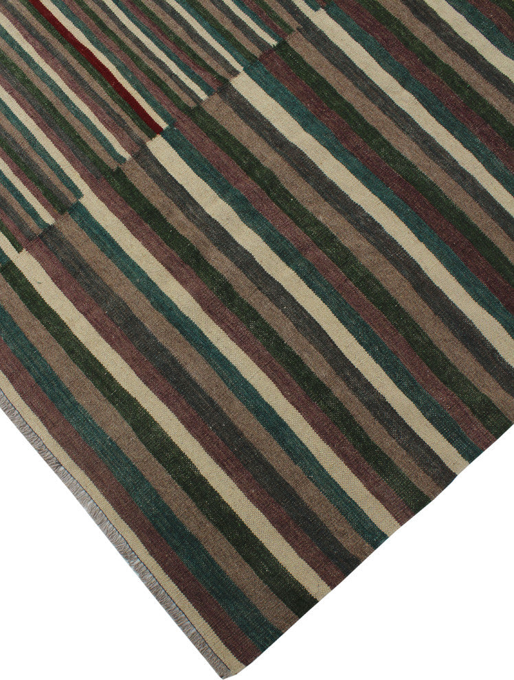 Winchester Kilim Gulbahar Green Rug, 8'4x9'9