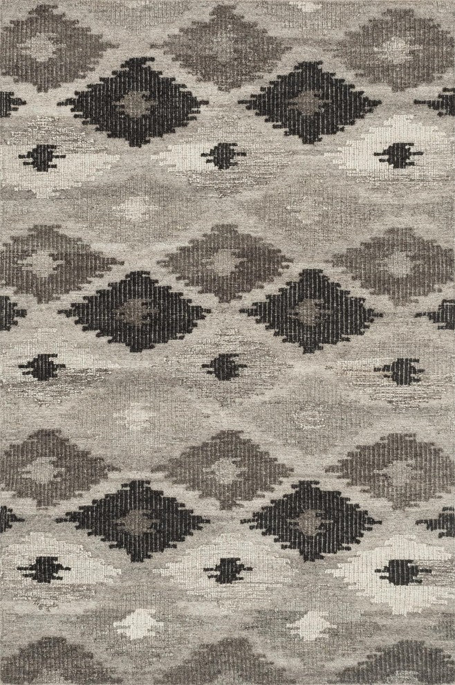 Gray Charcoal Akina Area Rug by Loloi, 9'3"x13'