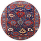 Ahgly Company Indoor Round Mid-Century Modern Area Rugs, 4' Round