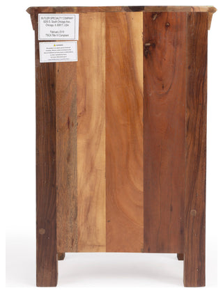 Back of the chest with labels; not a lifestyle or primary presentation.