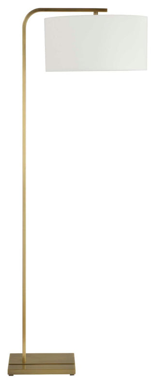 Uttermost Laight Antique Brass Floor Lamp