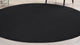 Nourison Essentials 8' x Round Black Outdoor Area Rug
