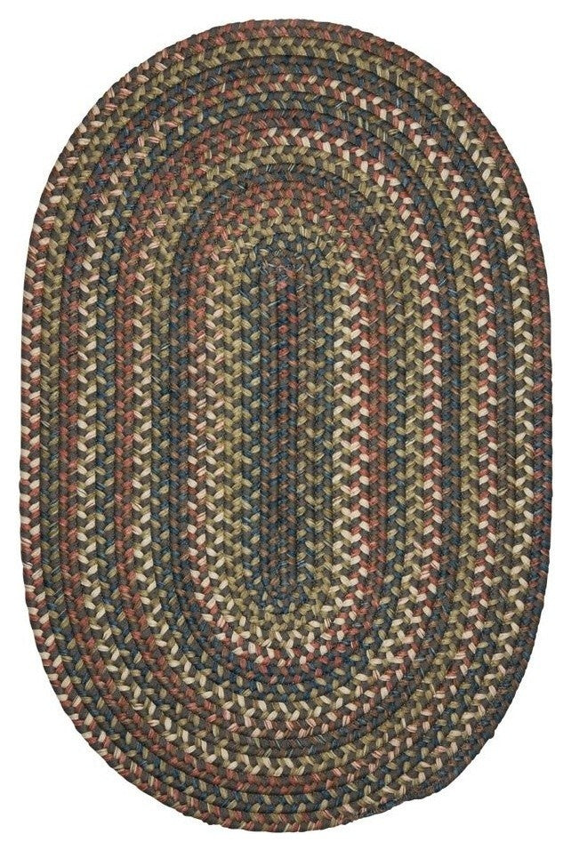 Colonial Mills Cedar Cove CV19 Gray Traditional Area Rug, Round 8'x8'