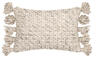 Surya Narvik Gray Pillow Cover 13"H X 20"W