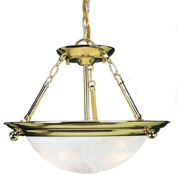 Volume Lighting V6972 Lunar 2 Light 16"W Pendant / Semi-Flush - Antique Bronze
