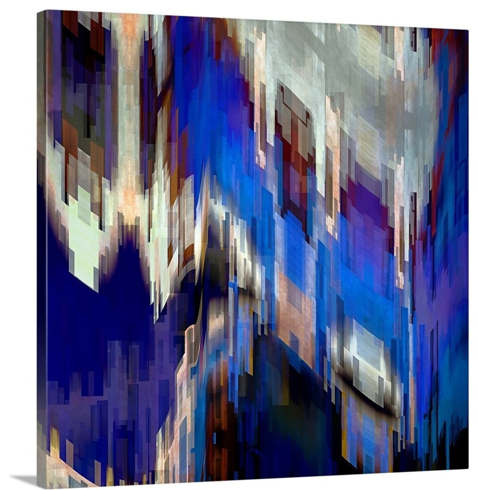 "The Bright Block" Wrapped Canvas Art Print, 24"x24"x1.5"