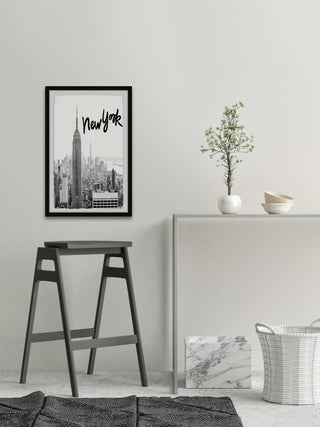 "NY Buildings" Framed Painting Print, 8x12