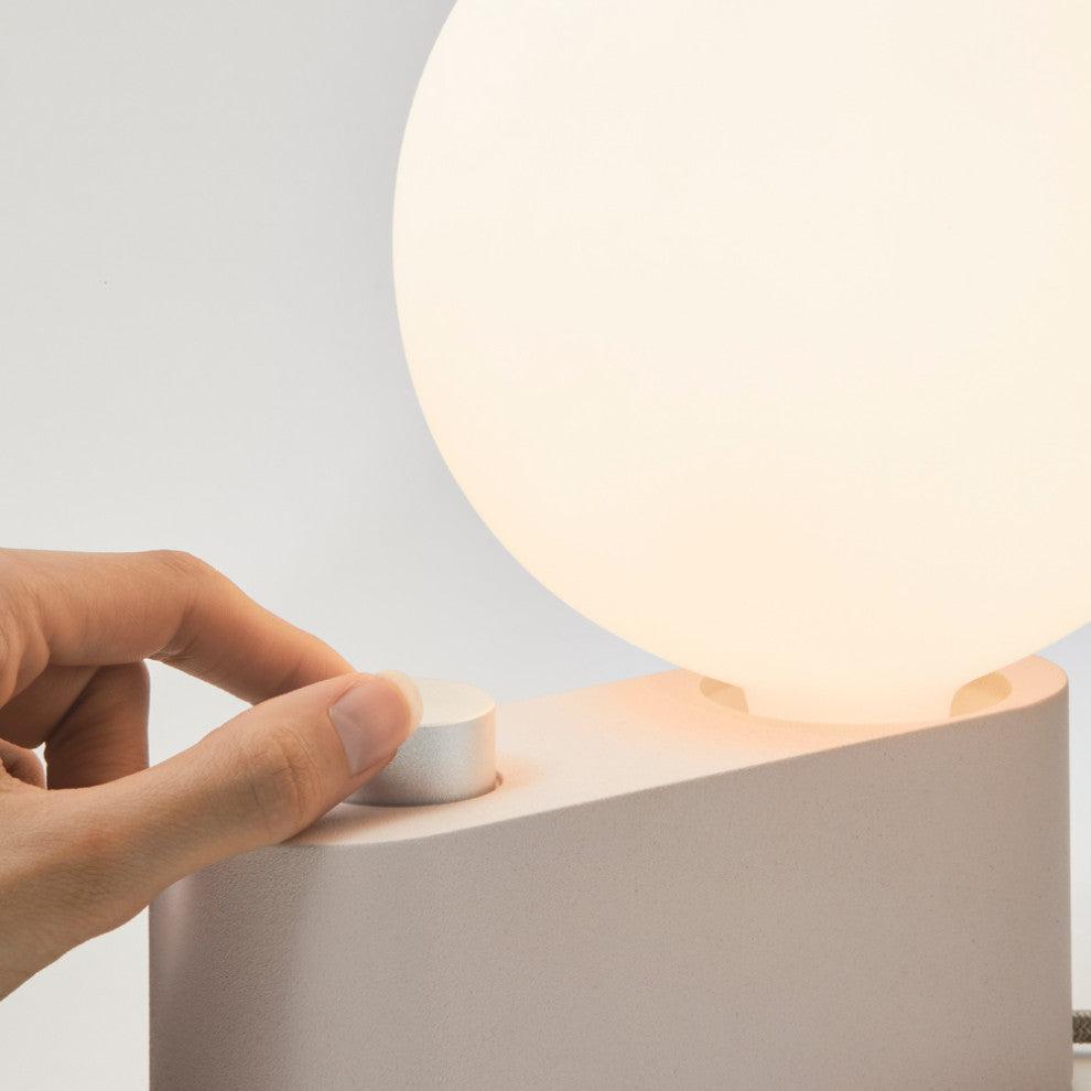 Alumina Table Lamp Blossom With Sphere IV