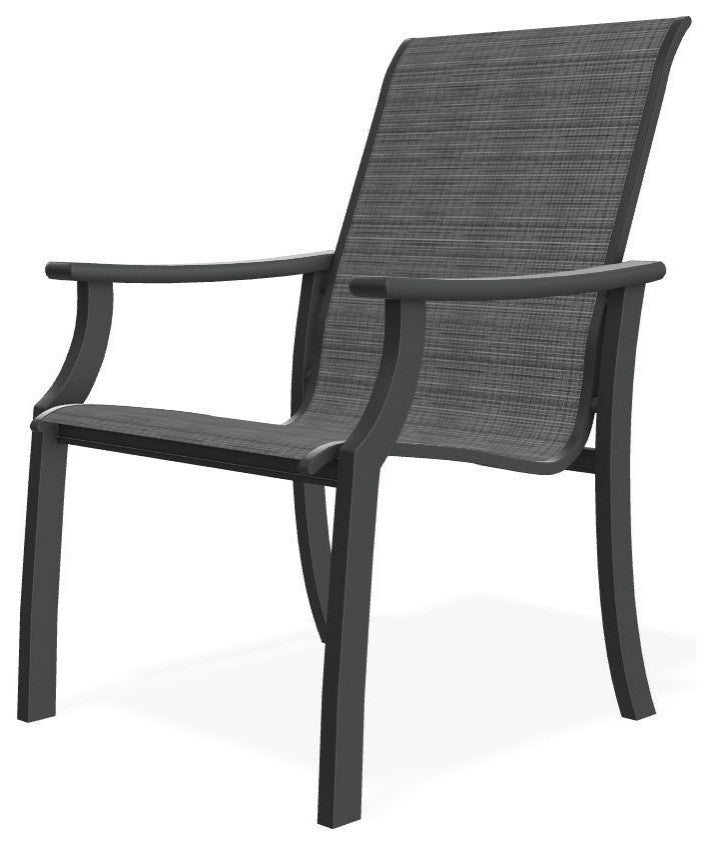 St. Catherine Sling Outdoor Armchair, Destiny Steel/Graphite