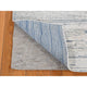 Frost White, 100% Wool, Striae Design, Hand Knotted, Oriental Rug, 6'1"x9'4"