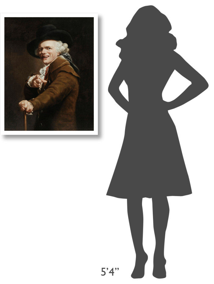 "Portrait of the Artist as a Mocker" Paper Print by Joseph Ducreux, 24"x30"