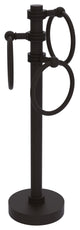 Vanity Top 3 Towel Ring with Dotted Accents, Oil Rubbed Bronze