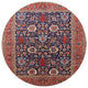 Ahgly Company Indoor Round Mid-Century Modern Area Rugs, 4' Round