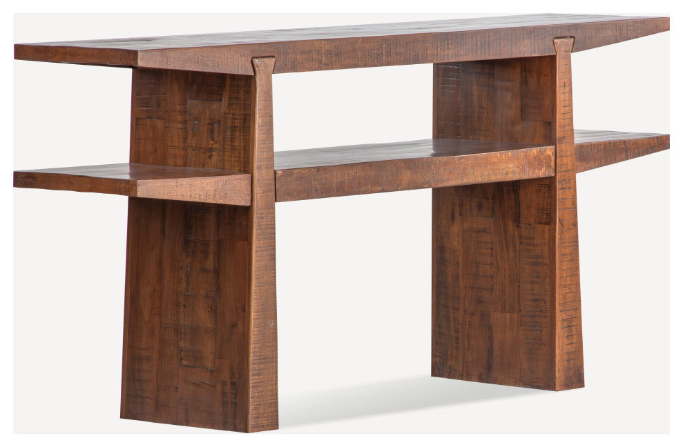 Keystone Reclaimed Wood Console, Rustic