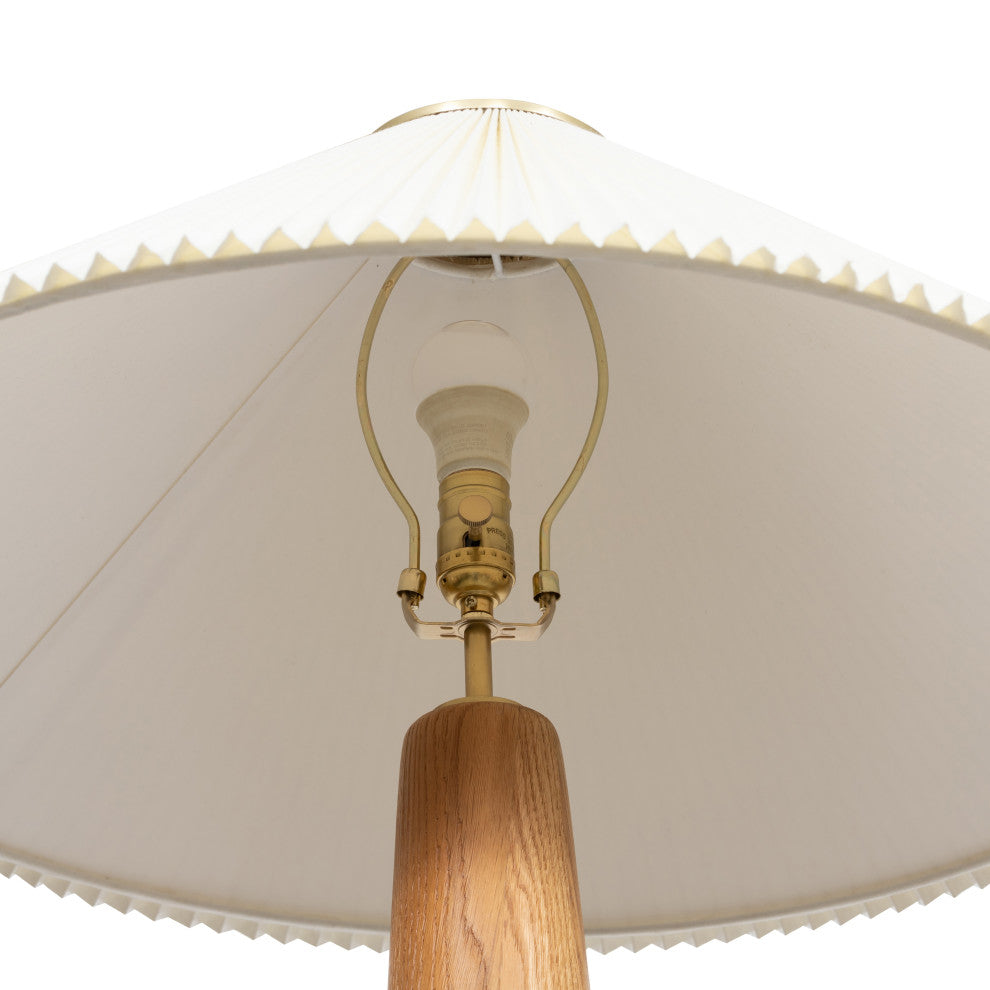 Nora Floor Lamp-Light Oak