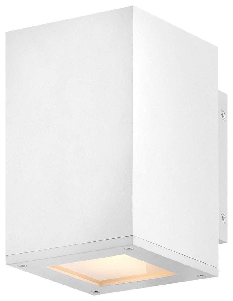 Tetra LED Wall Mount in Textured White