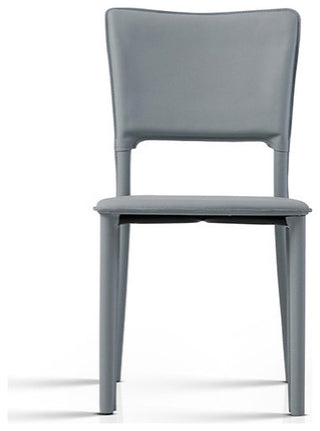 Metro Top Grain Leather Side Chair, Heritage Leather-Sand