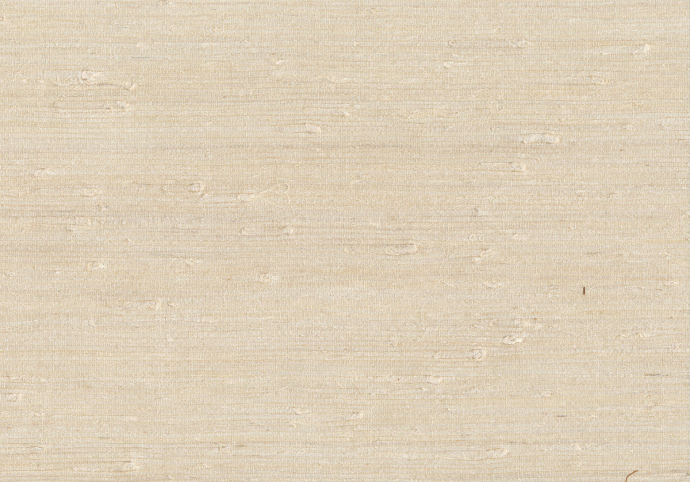 Ran White Grasscloth Wallpaper Bolt