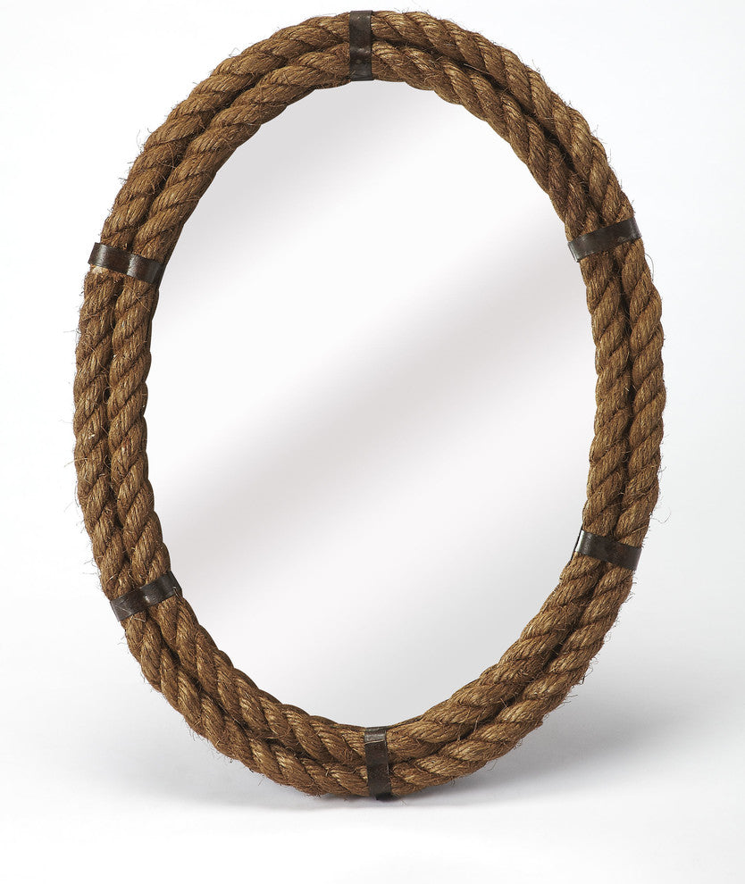 Butler Darby Oval Rope Wall Mirror