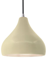 Radiance Medium Droplet Pendant, Vanilla Gloss Frame, LED, Black Cord