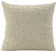 Ivory Decorative Pillow Covers 24"x24" Cotton, Ivory Dreams
