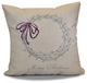 Merry Wishes Pillow, Gray, 18"x18"