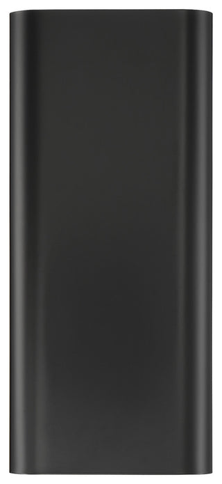 Bi-Punch 2-Light Wall Washer, Black Finish