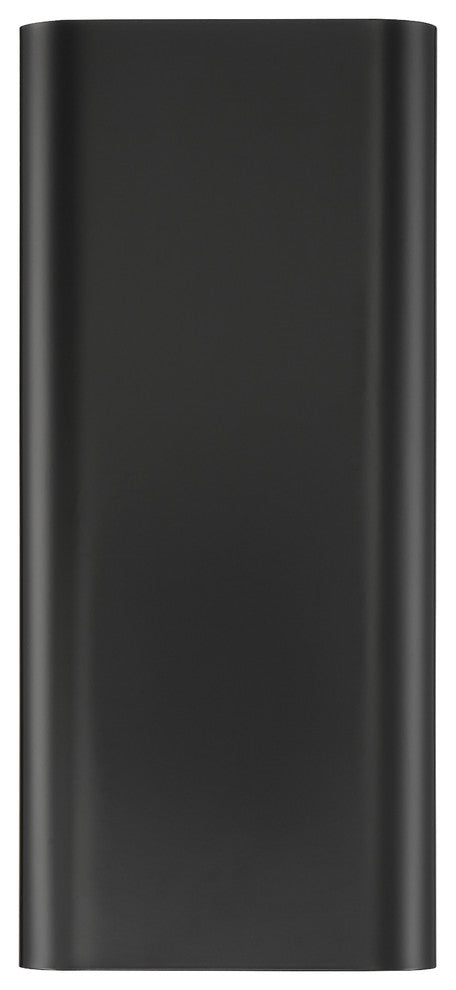 Bi-Punch 2-Light Wall Washer, Black Finish