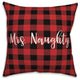 Mrs. Nice, Buffalo Check Plaid 18x18 Throw Pillow Cover