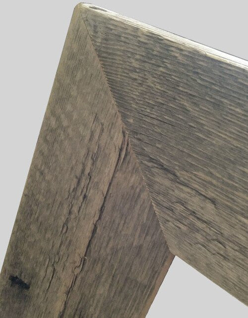 Rustic Mirror, Aspen Style With Beveled Barnwood Edge, 16"x20"