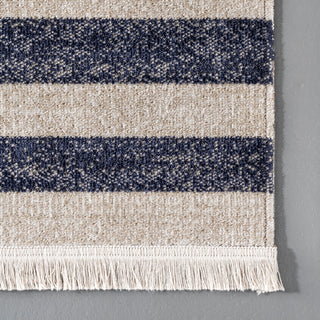 Nuloom Roberge Coastal Indoor/Outdoor Coastal Area Rug, Navy 12'x15'