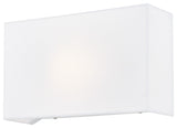 ADA 12-inch Rectangle Fabric Wall Sconce