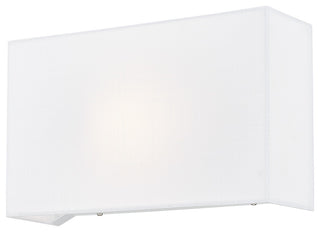 ADA 12-inch Rectangle Fabric Wall Sconce