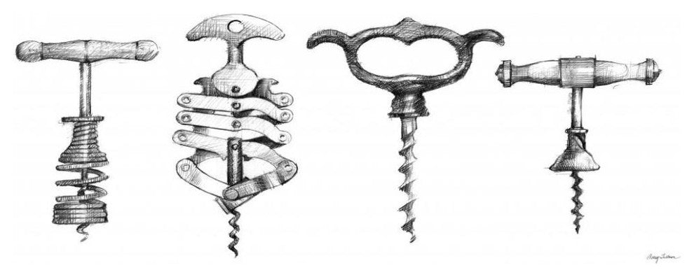 "Corkscrew Collection" Digital Paper Print by Avery Tillmon, 62"x26"