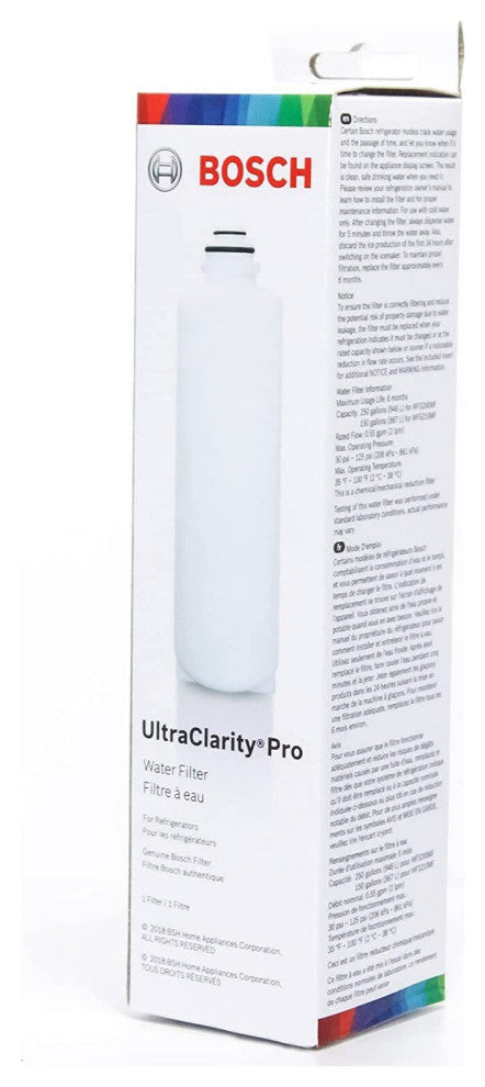 3 Pack Fit Bosch BORPLFTR50, RA450022, REPLFLTR55, UltraClarity Pro Water Filter