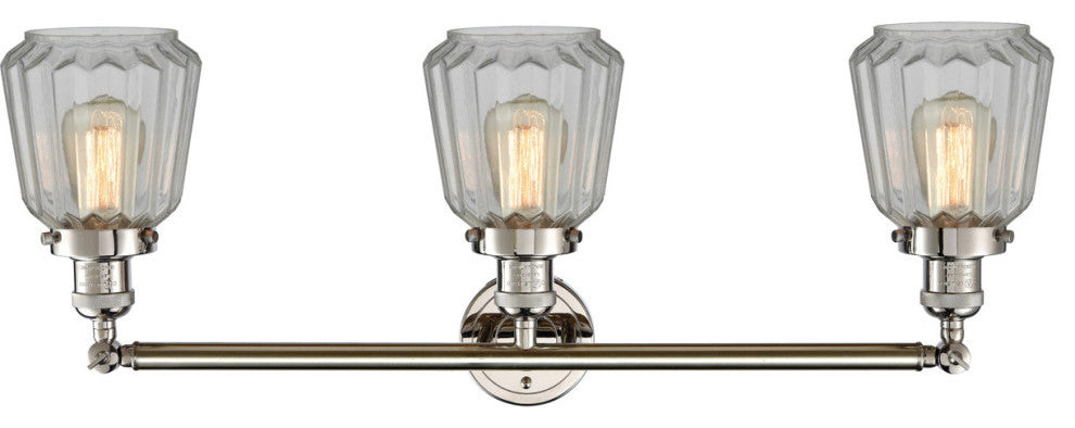Innovations Lighting 205-Pn-G142-Led 3 Light Dimmable Led Bathroom Fixture