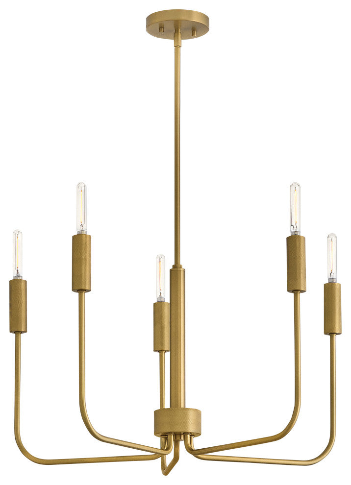 Lark Austen Medium Single Tier, Lacquered Brass