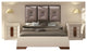 Md Karen 32 Special Headboard Bedroom Set, Glossy Beige Cream, High Gloss, Queen
