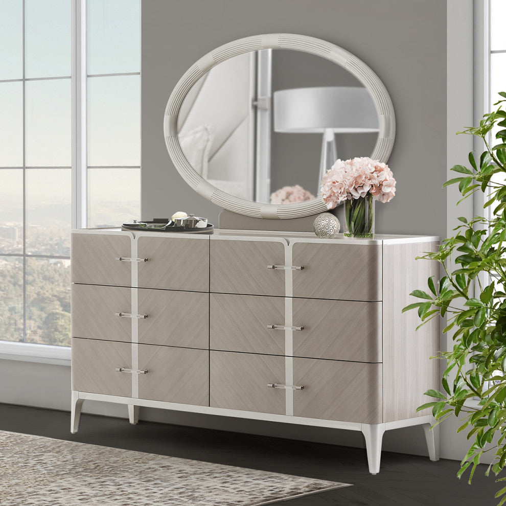AICO Furniture Lanterna 7 Piece King Bedroom Set