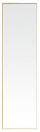 14x50" Rectangular Framed Wall Mounted Full Length Mirror, Gold