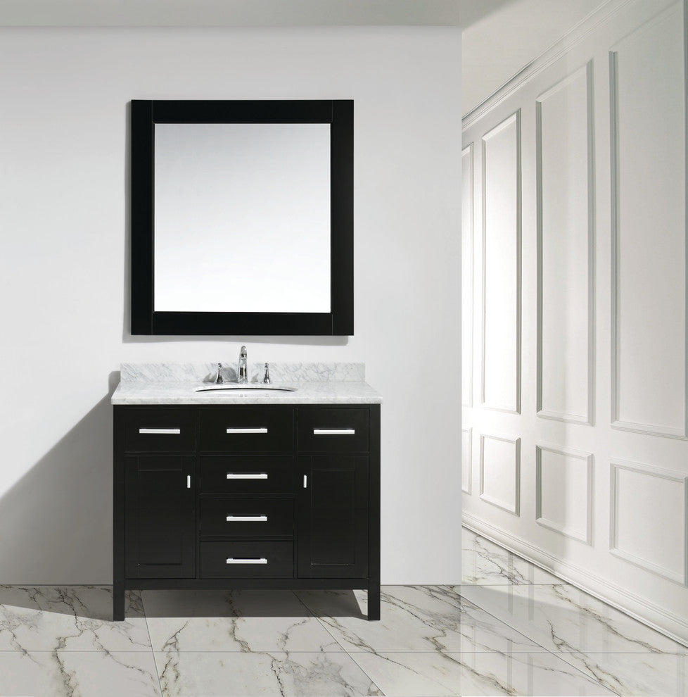 London 42" Single Sink Vanity Set, Espresso