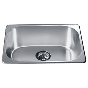 Dawn Top Mount Single Bowl Bar Sink