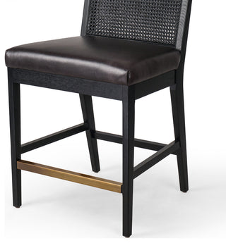 Antonia Armless Dining Stool-Blk-Counter