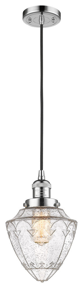 Innovations 201C-PC-G664-7-LED 1 Light Mini Pendant, Polished Chrome