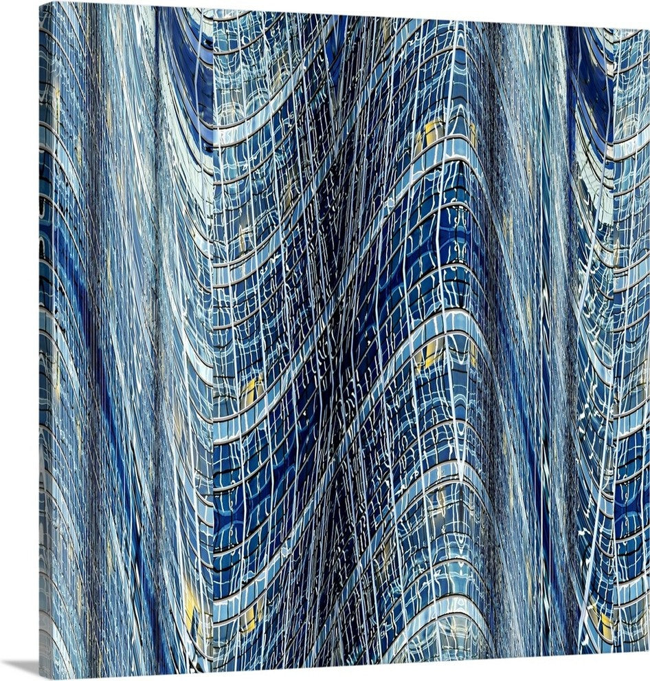 "Windows I" Wrapped Canvas Art Print, 35"x35"x1.5"