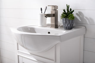 Marian Transitional White 20" Single Sink Vanity