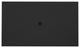 48x36 Feel Shower Base, Center Drain High Density Stone Composite, Black, 48x36