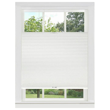 Achim Home Decor Honeycomb Cellular 23x64" Cordless Fabric Shade in White