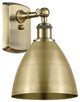 Ballston Dome Sconce, Antique Brass